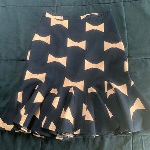 Eva Franco Sz 4 Bow Tie Skirt